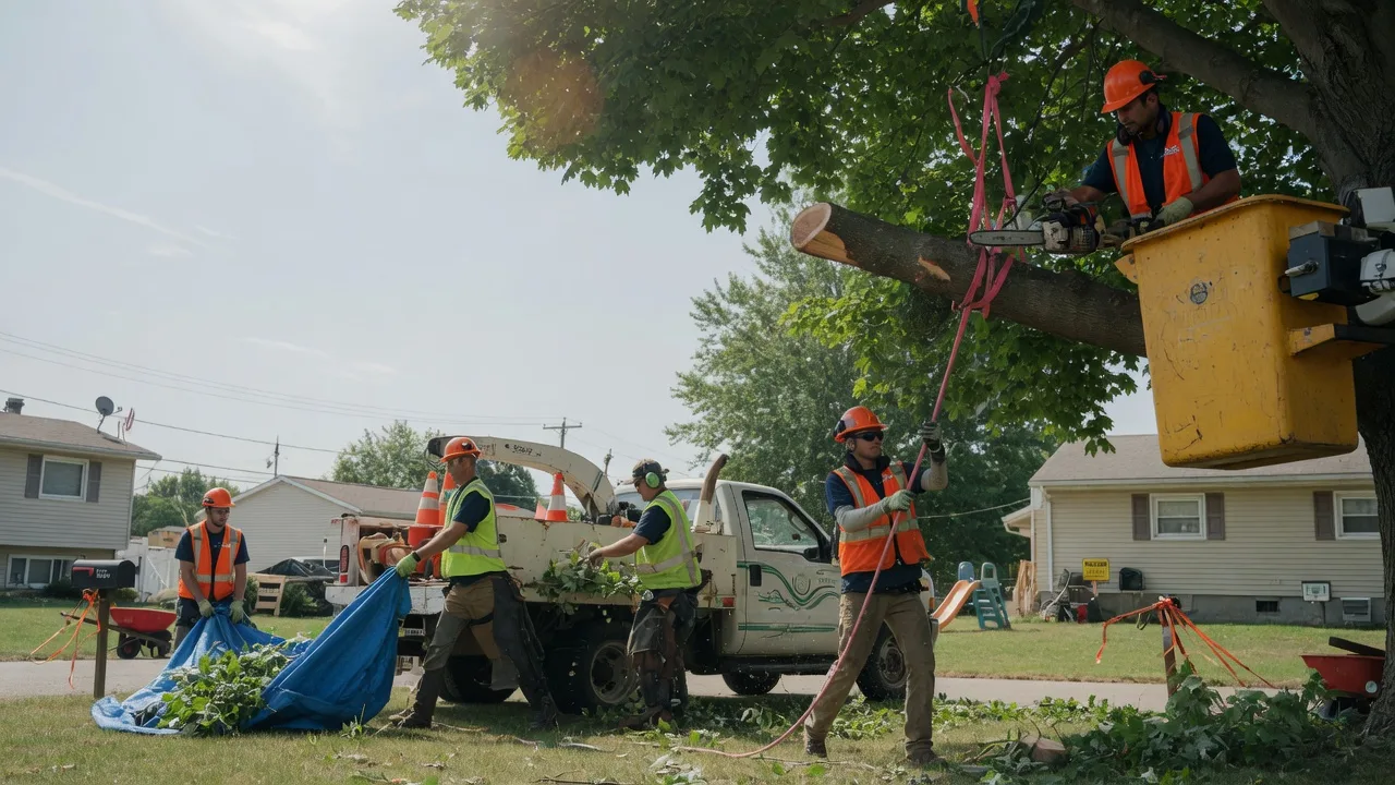 Tree Pruning in Yukon, MO